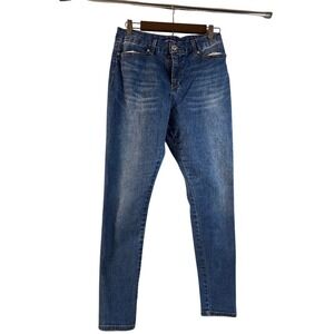 Bandolino Smooth Operator Skinny Jeans Womens 10 Blue Denim Medium Wash Slimming
